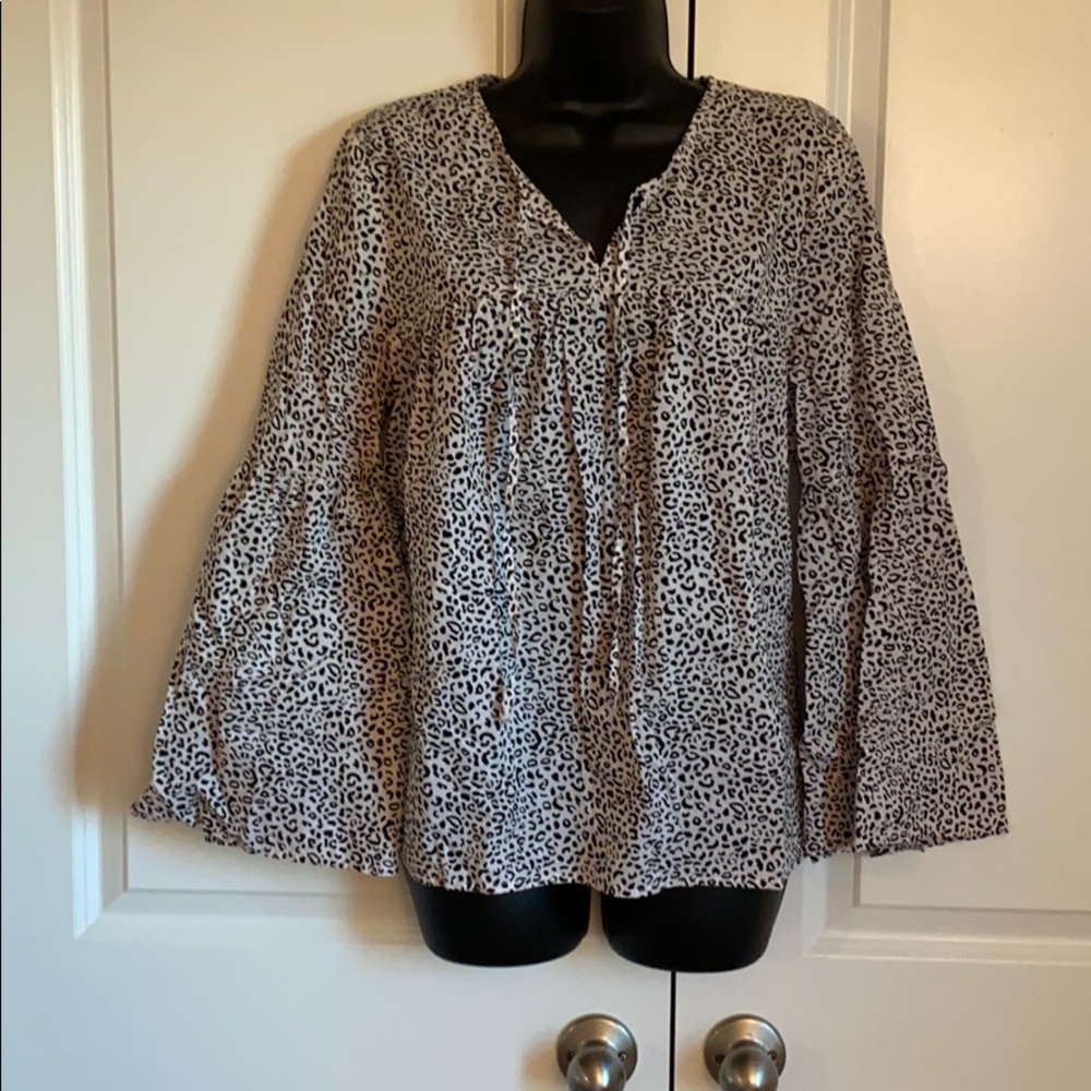 Leopard Print Blouse